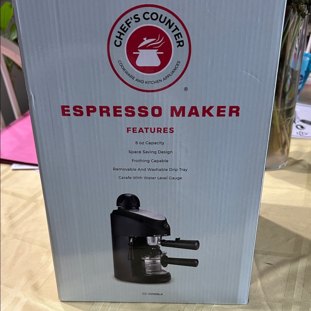 Black Espresso Maker - Picture 2 of 2